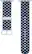 Alt View 11. Modal™ - Woven Nylon Watch Band for Apple Watch 42, 44, 45mm (Series 1-8) and Apple Watch Ultra 49mm - Blue with White Stars.