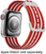 Alt View Zoom 13. Modal™ - Woven Nylon Watch Band for Apple Watch 38mm and 40mm - Red and White Stripes.