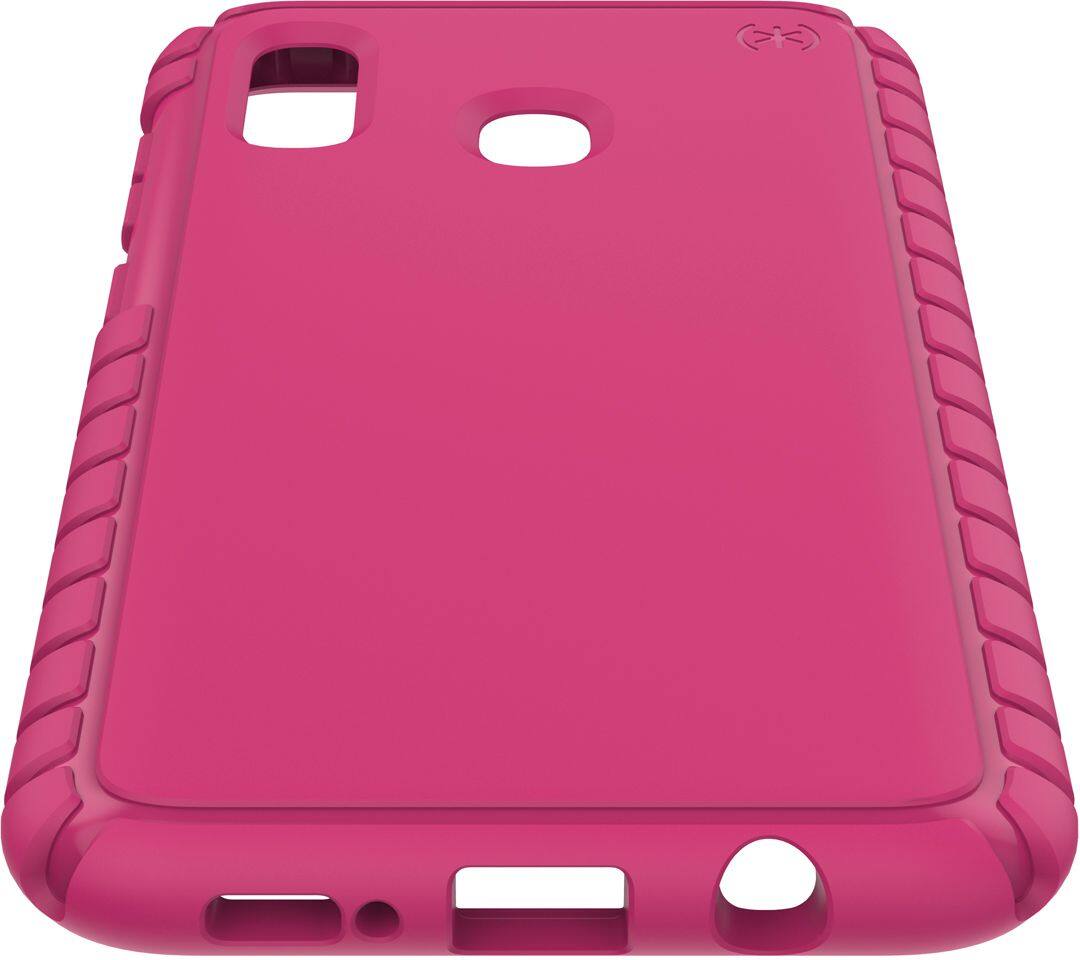 Alt View 15. Speck - ToughSkin Case for Samsung Galaxy A20 - Beetroot Pink.