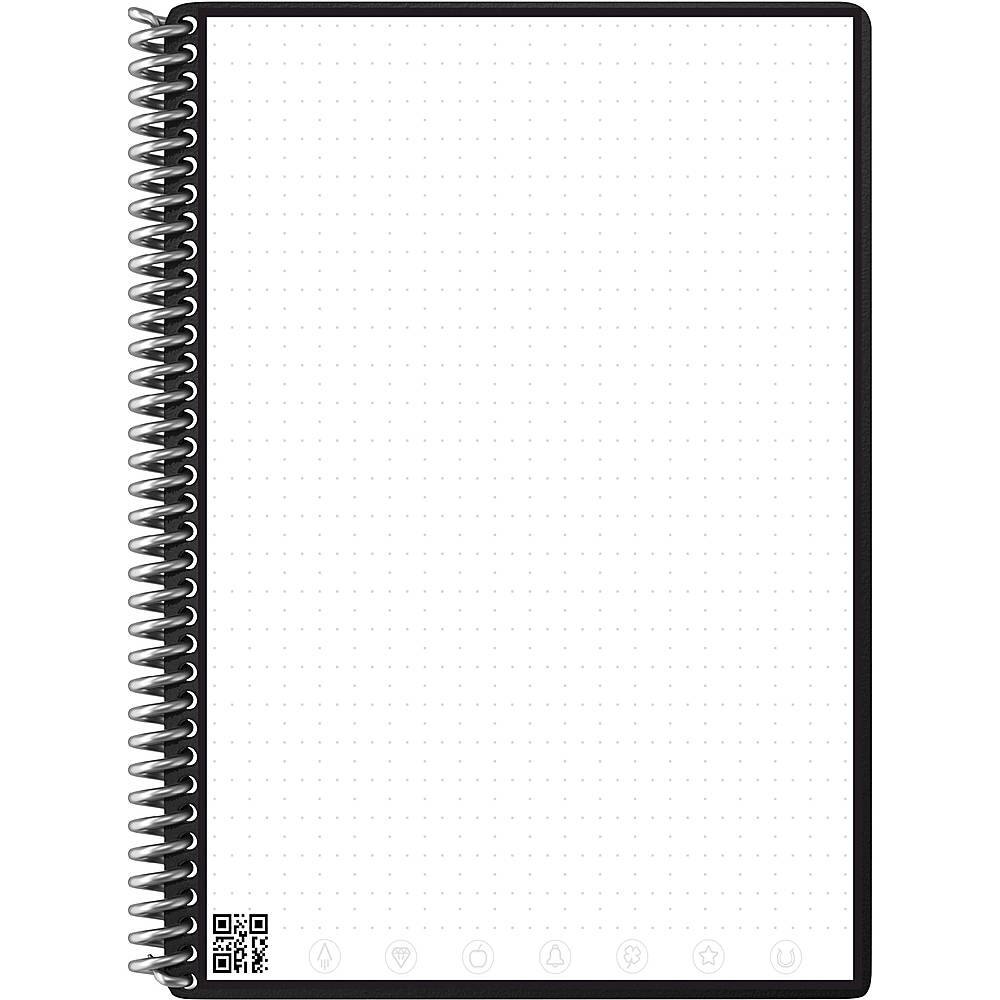 Alt View 12. Rocketbook - Core Smart Reusable Notebook Dot-Grid 6" x 8.8" - Infinity Black.