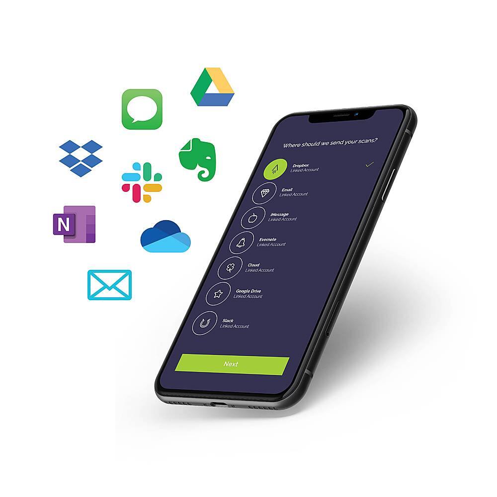 Alt View 17. Rocketbook - Core Smart Reusable Notebook Dot-Grid 6" x 8.8" - Infinity Black.