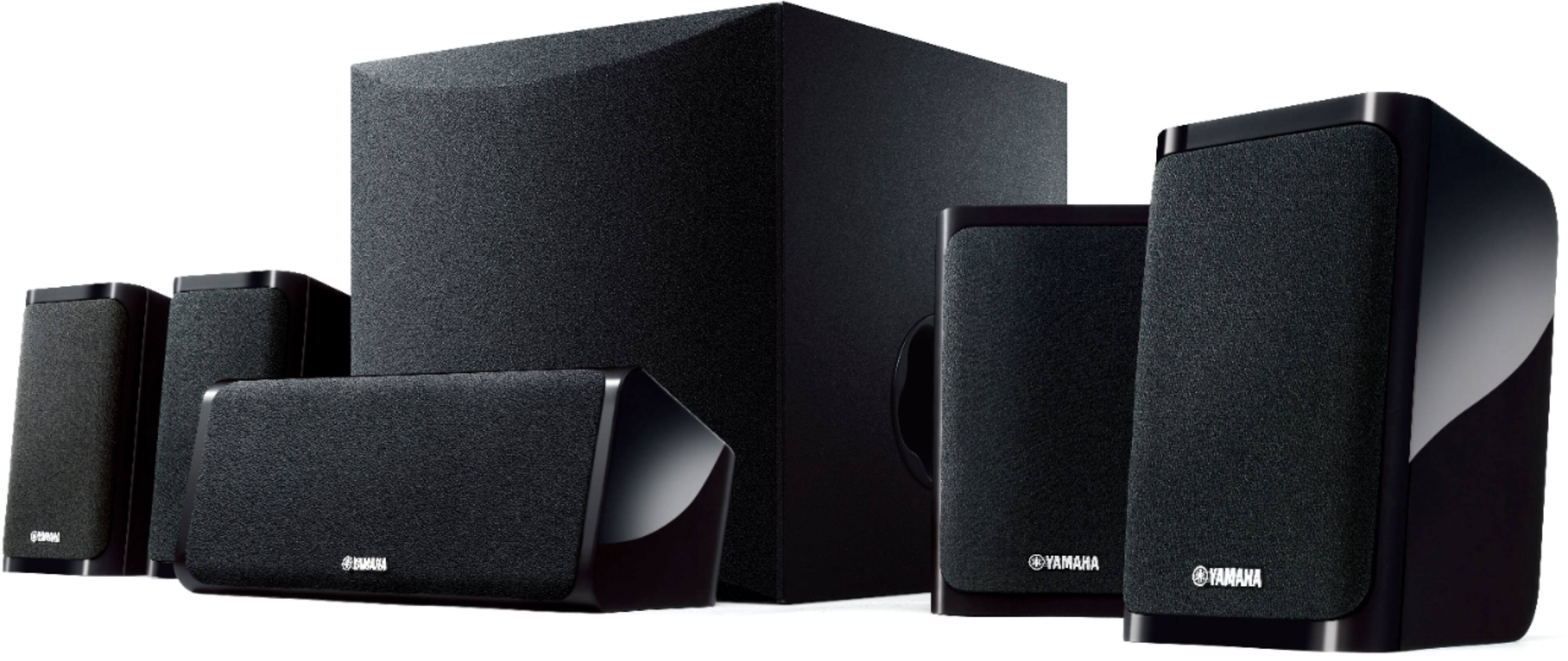 Alt View 12. Yamaha - 5.1-Channel 4K Home Theater Speaker System with Powered Subwoofer and Bluetooth Streaming - Black.