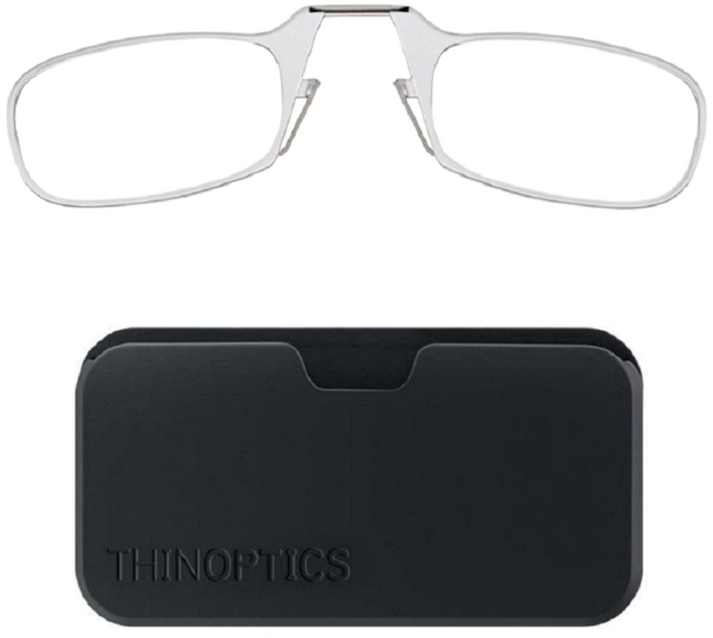 Thinoptics Flexible Frame Reading Glasses With Black Case