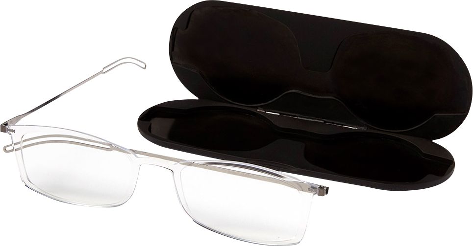 Angle View: ThinOptics - Headline 2.0 Strength Glasses with Universal Pod - Black