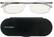 Alt View 11. ThinOptics - Brooklyn 1.5 Strength Glasses with Milano Case - Clear.