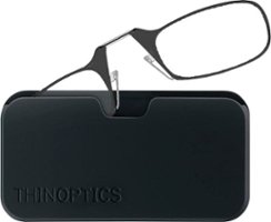 ThinOptics - Headline 2.0 Strength Glasses with Universal Pod - Black - Front_Zoom
