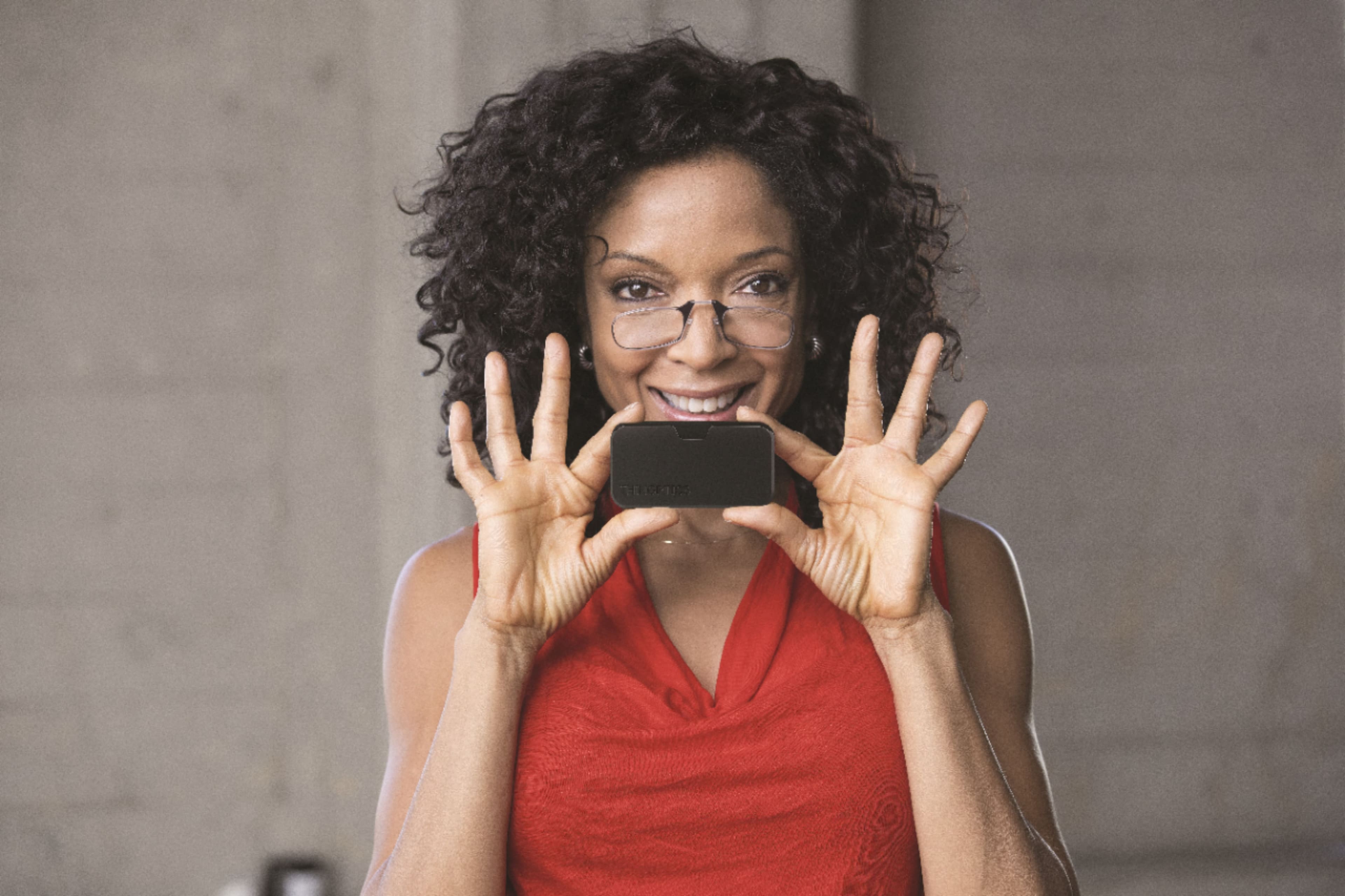 Alt View 14. ThinOptics - Headline 2.0 Strength Glasses with Universal Pod - Black.