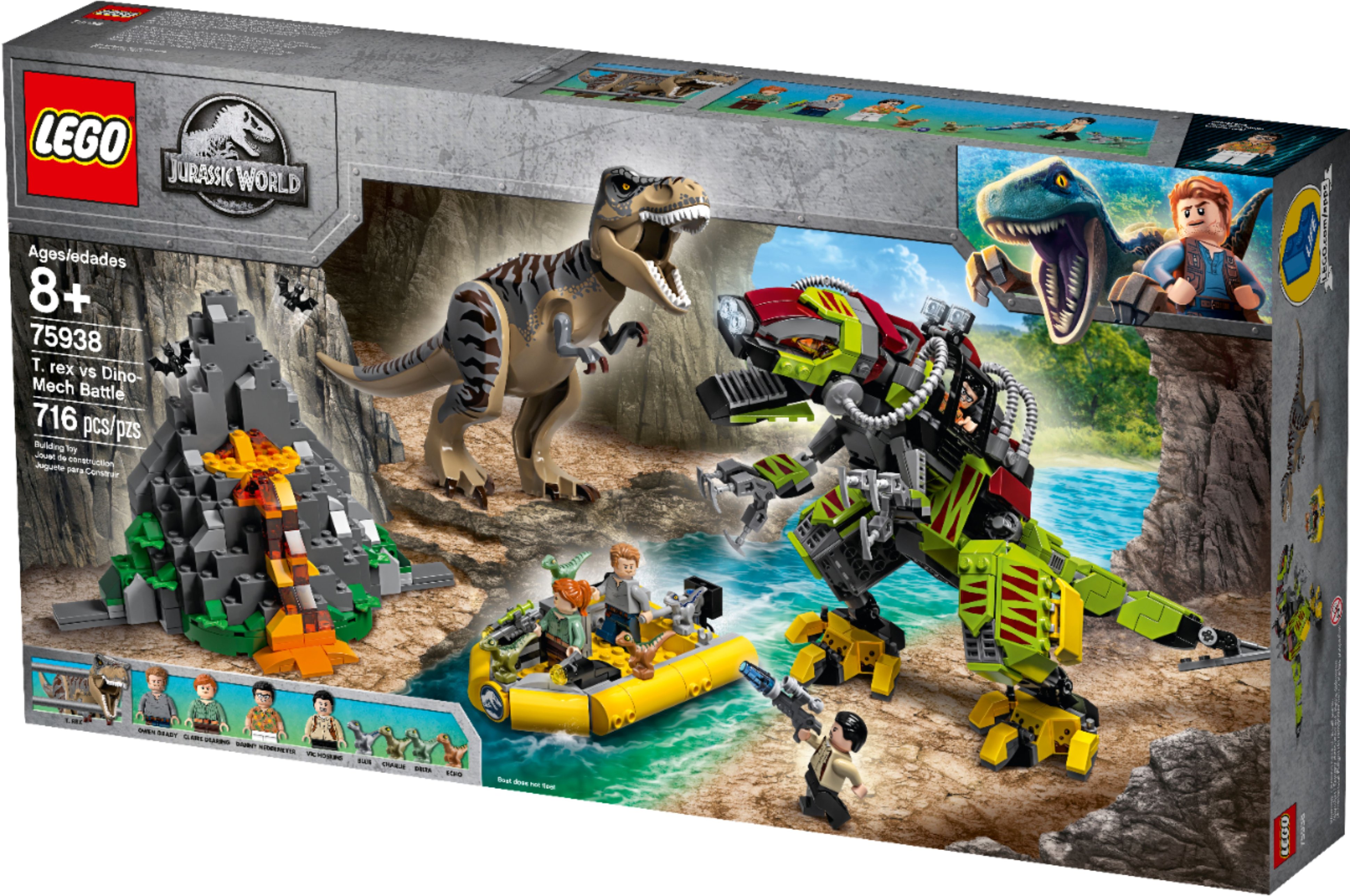 Best Buy: LEGO Jurassic World T. rex vs Dino-Mech Battle 75938 6278191