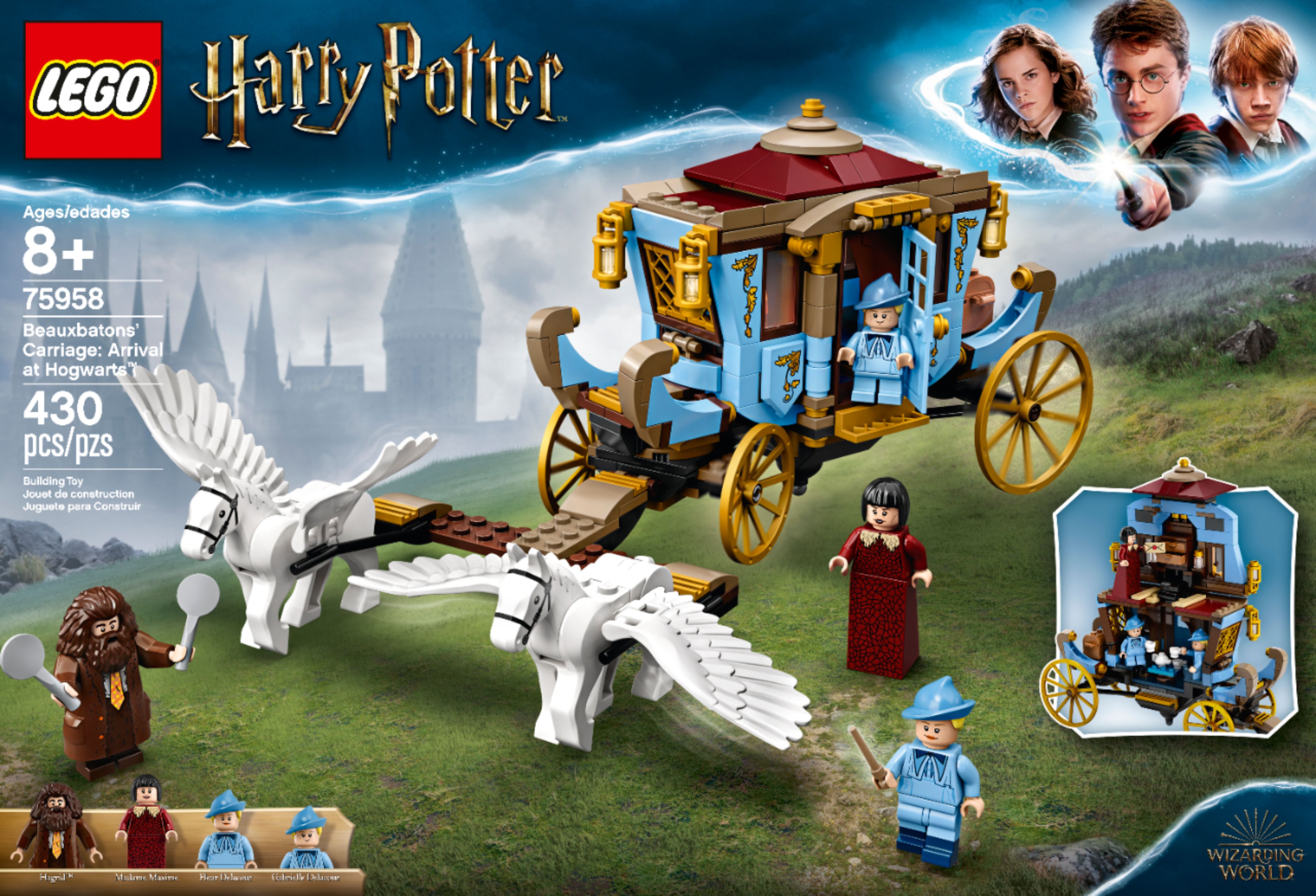 Arrival at Hogwar Harry Potter TM LEGO Beauxbatons' Carriage for sale online 75958 