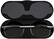 Alt View 12. ThinOptics - Brooklyn 2.5 Strength Glasses with Milano Case - Black.