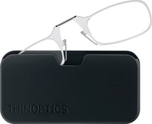 ThinOptics - Headline 2.0 Strength Glasses with Universal Pod - Clear - Front_Zoom