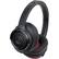 Front. Audio-Technica - SOLID BASS ATH-WS660BT Wireless Over-the-Ear Headphones - Black/Red.
