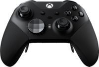 Front. Microsoft - Elite Series 2 Wireless Controller for Xbox One, Xbox Series X, and Xbox Series S - Black.