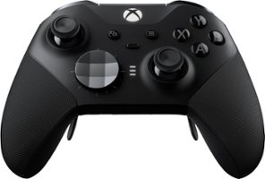 Microsoft - Elite Series 2 Wireless Controller for Xbox One, Xbox Series X, and Xbox Series S - Black - Front_Zoom