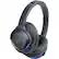 Front. Audio-Technica - SOLID BASS ATH-WS660BT Wireless Over-the-Ear Headphones - Blue/Gunmetal.
