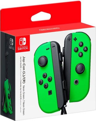 Nintendo - Best Buy Exclusive Joy-Con (L/R) Wireless Controllers for Nintendo Switch - Neon Green