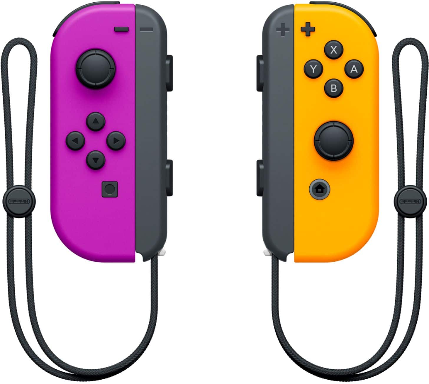 Alt View 11. Nintendo - Joy-Con (L/R) Wireless Controllers for Nintendo Switch - Neon Purple/Neon Orange.