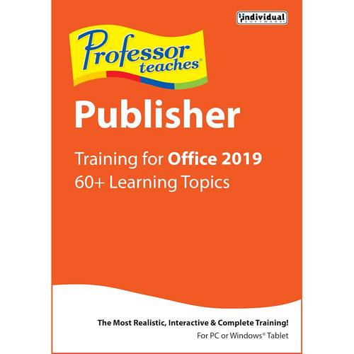 Individual Software - Professor Teaches Publisher 2019 - Windows [Digital]