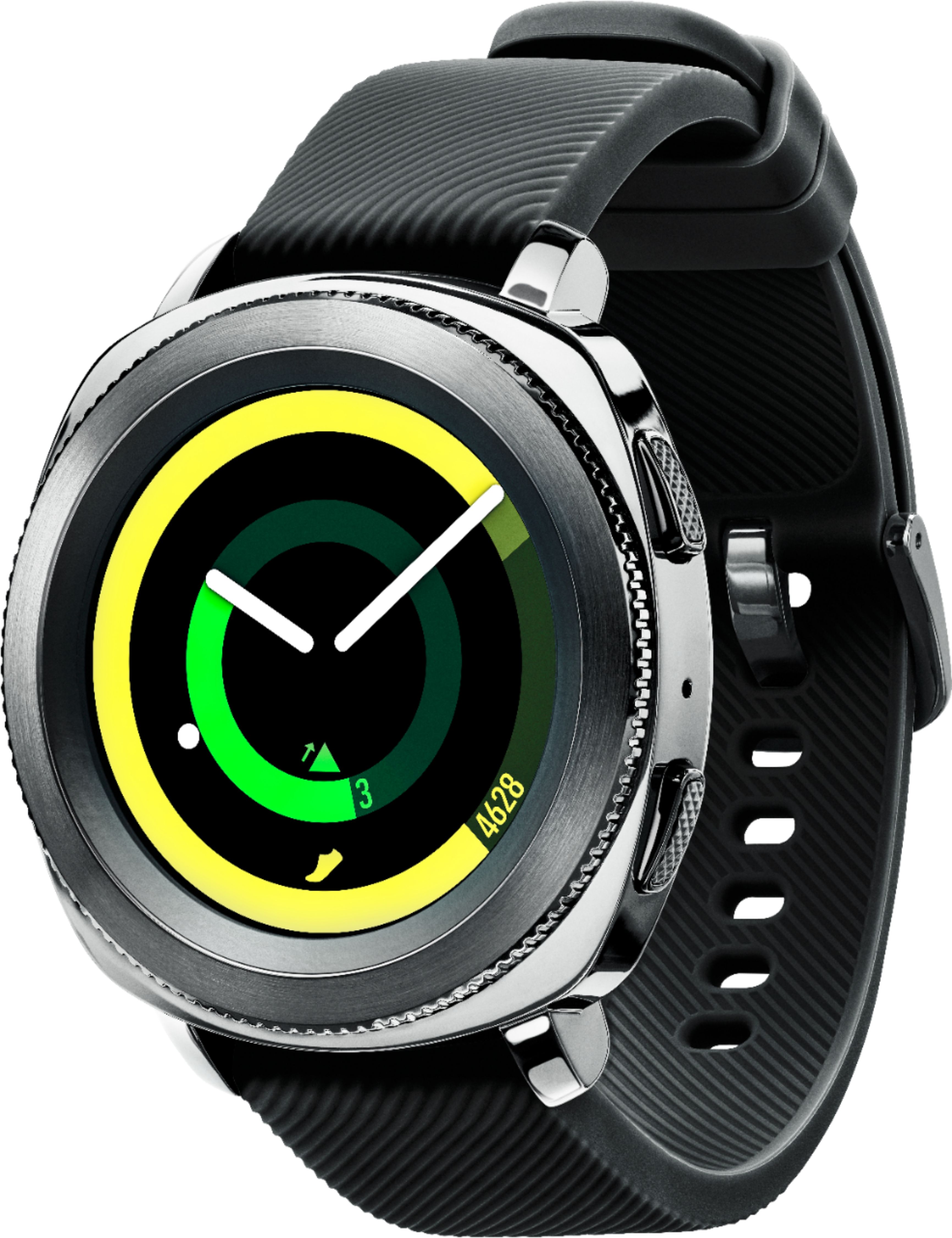 Samsung - Geek Squad Certified Refurbished Gear Sport Smartwatch 43mm - Black