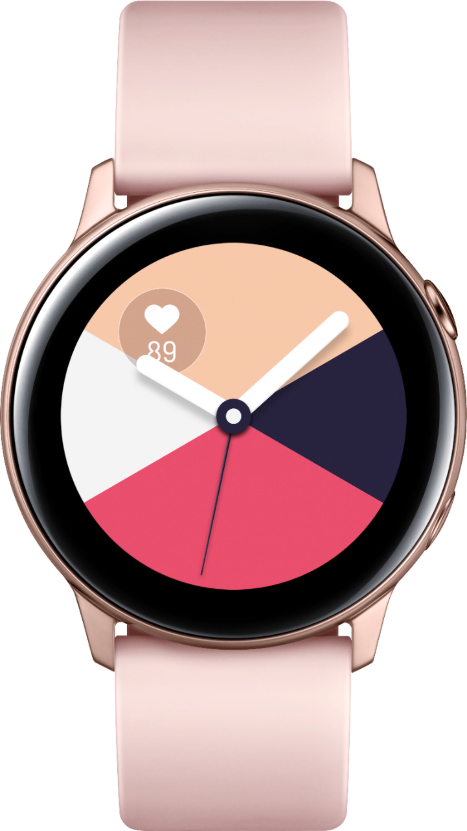 Cream Leather Samsung Galaxy Watch Active2 Band 40mm 44mm Rose 