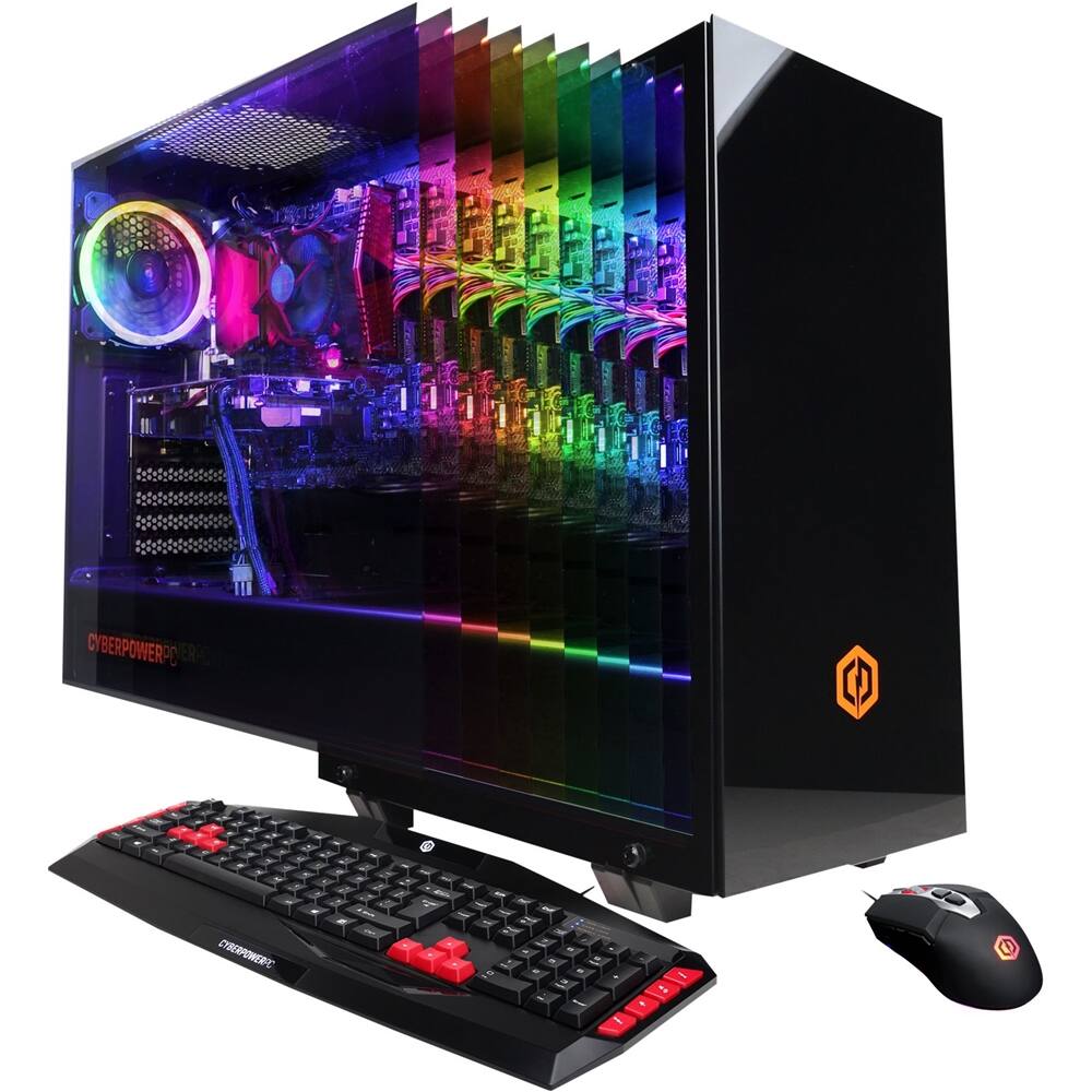 CyberPowerPC Gaming Desktop Intel Core i5 8GB Memory NVIDIA GeForce GTX ...