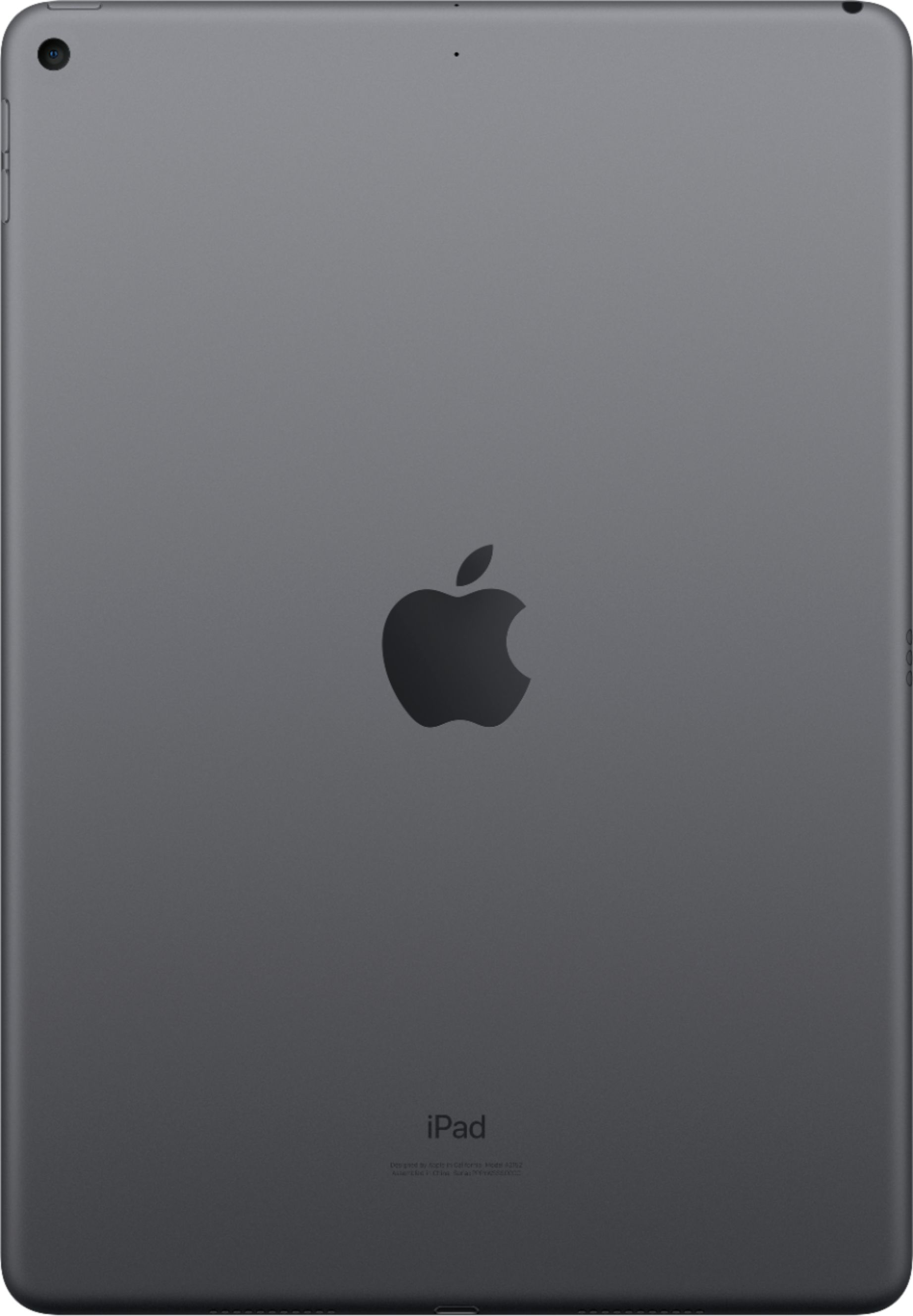 Back View: Apple - Geek Squad Certified Refurbished iPad Air (Latest Model) with Wi-Fi - 64GB - Space Gray