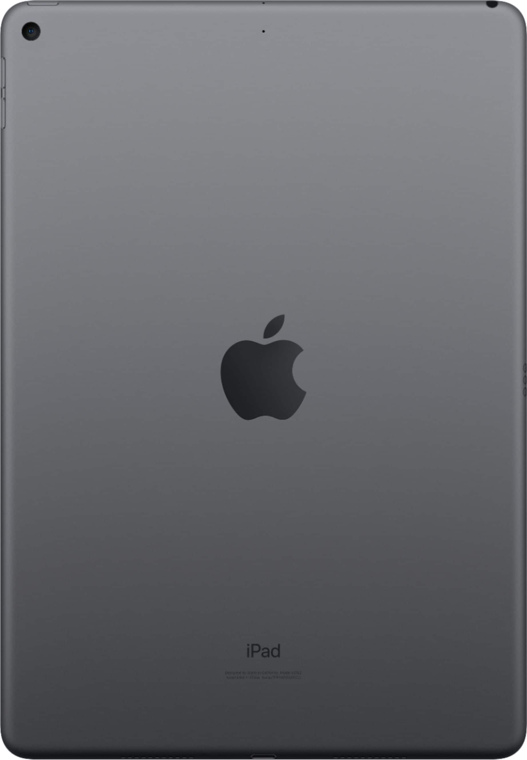 Back. Apple - Geek Squad Certified Refurbished iPad Air with Wi-Fi - 64GB - Space Gray.