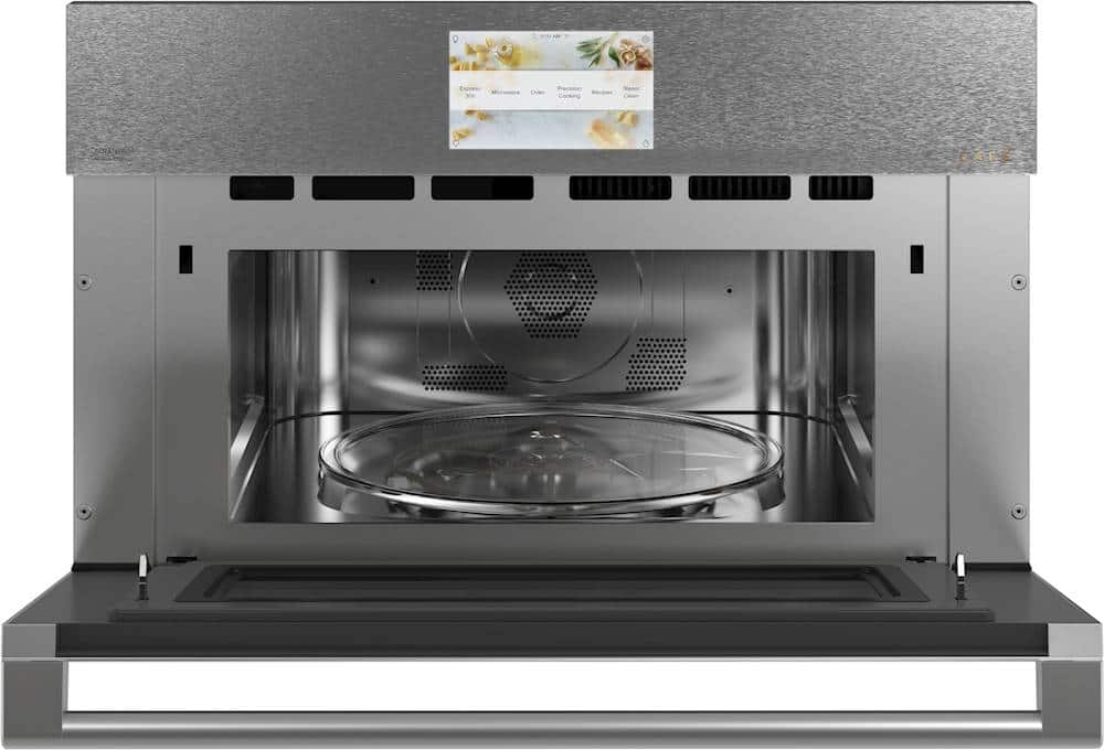 Alt View 11. Café - 30" Built-In Five in One Electric Oven with 120v Advantium Technology - Platinum Glass.