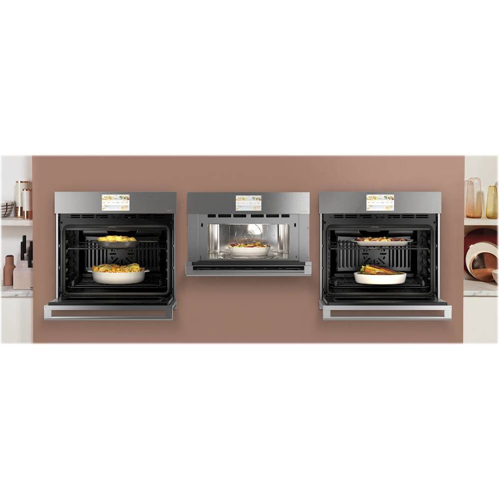 Alt View 17. Café - 30" Built-In Five in One Electric Oven with 120v Advantium Technology - Platinum Glass.