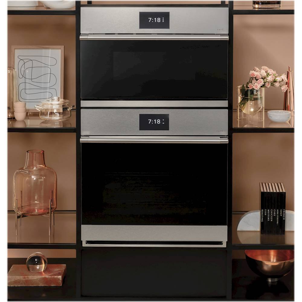 Alt View 18. Café - 30" Built-In Five in One Electric Oven with 120v Advantium Technology - Platinum Glass.