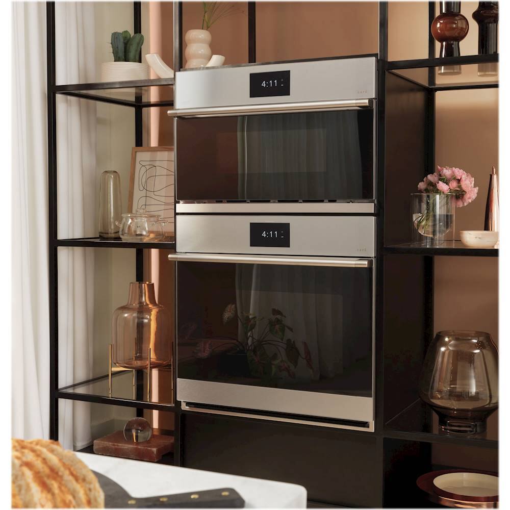Alt View 19. Café - 30" Built-In Five in One Electric Oven with 120v Advantium Technology - Platinum Glass.