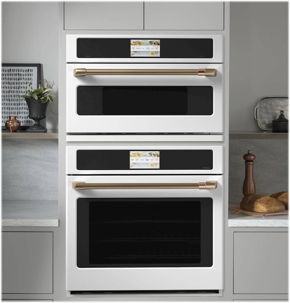 Alt View Zoom 12. Café - 30" Built-In Single Electric Convection Wall Oven with 120V Advantium Technology, Customizable - Matte White.