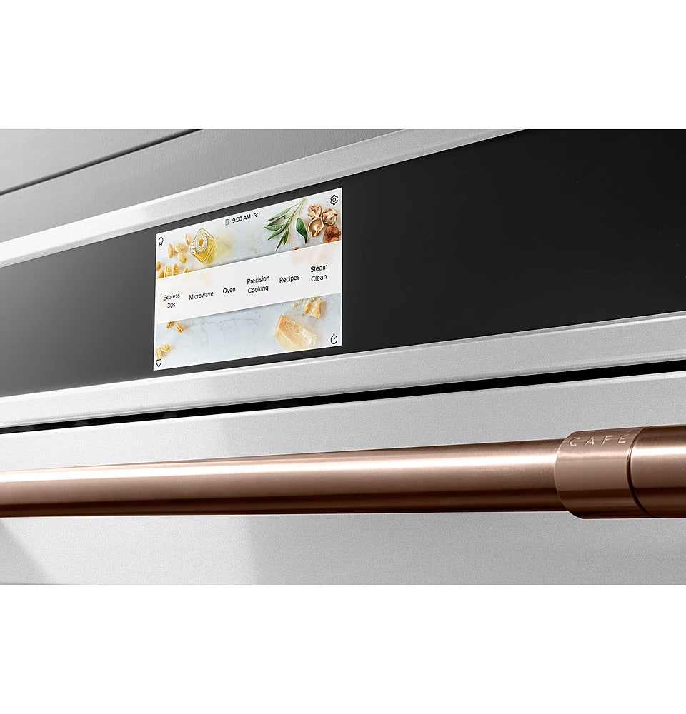 Alt View Zoom 26. Café - 30" Built-In Single Electric Convection Wall Oven with 120V Advantium Technology, Customizable - Matte White.
