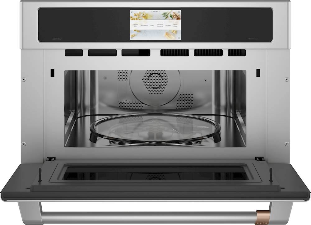 Alt View 11. Café - 30" Built-In Single Electric Convection Wall Oven with 120V Advantium Technology, Customizable - Stainless Steel.