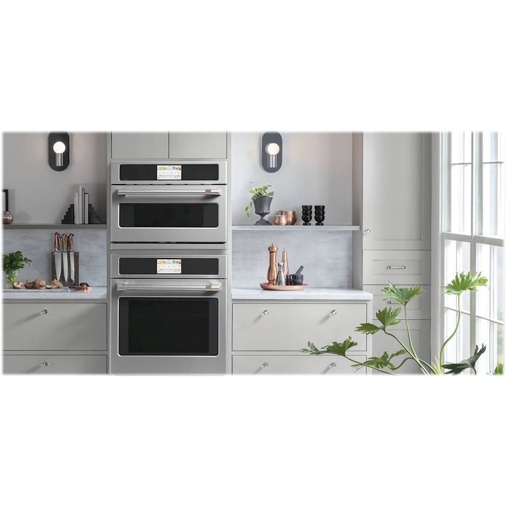 Alt View 15. Café - 30" Built-In Single Electric Convection Wall Oven with 120V Advantium Technology, Customizable - Stainless Steel.