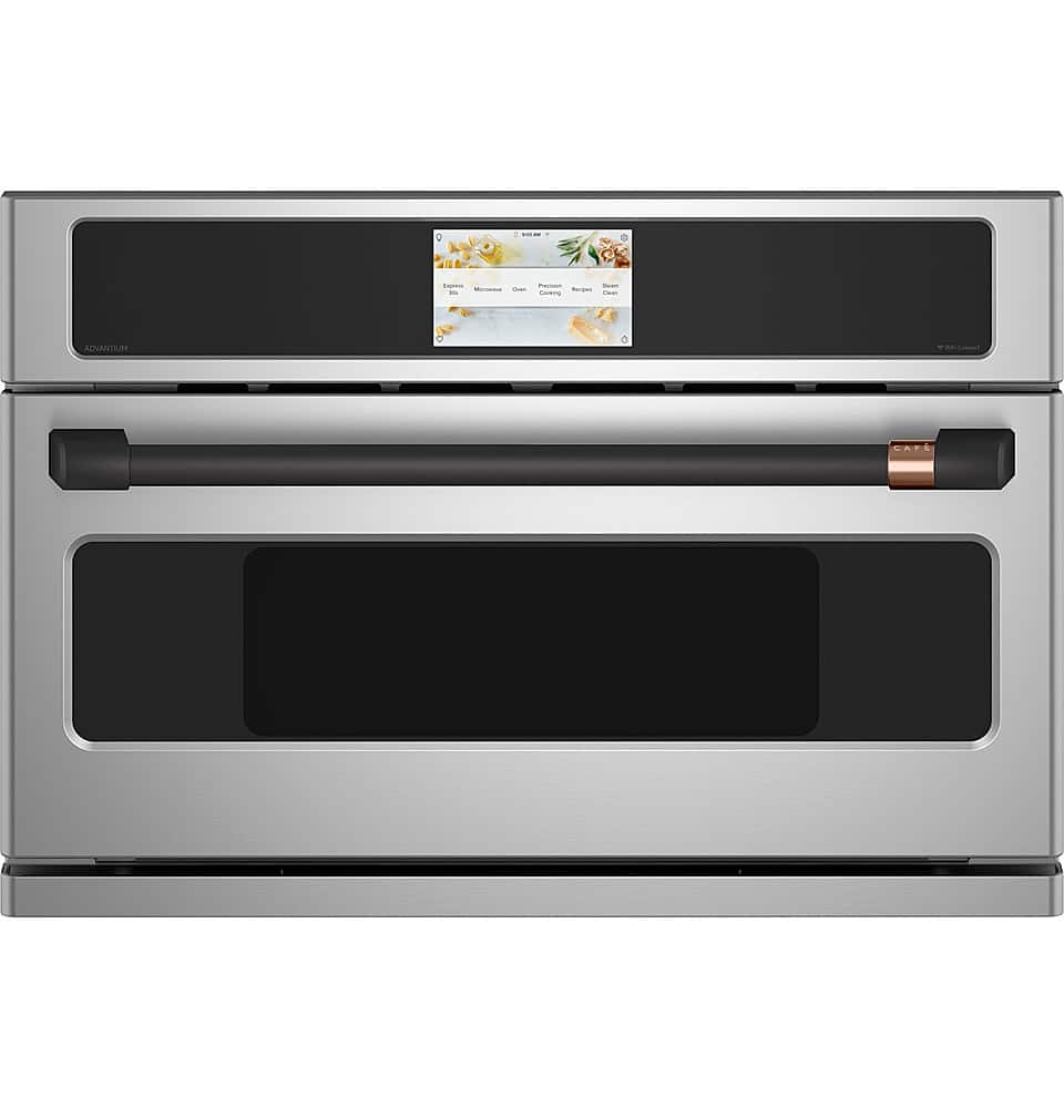 Alt View 40. Café - 30" Built-In Single Electric Convection Wall Oven with 120V Advantium Technology, Customizable - Stainless Steel.