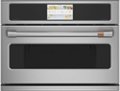 Front Zoom. Café - 27" Built-In Single Electric Convection Wall Oven with 120V Advantium Technology, Customizable - Stainless Steel.