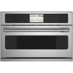 Front. Café - 30" Built-In Single Electric Convection Wall Oven with 240V Advantium Technology, Customizable - Stainless Steel.