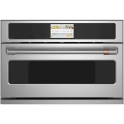 Café - 30" Built-In Single Electric Convection Wall Oven with 240V Advantium Technology - Stainless steel - Front_Zoom
