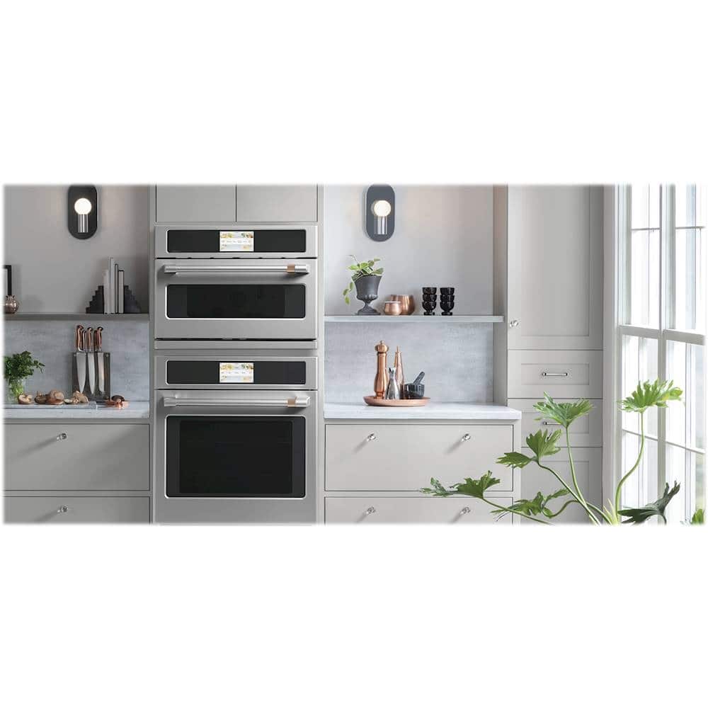 Alt View 15. Café - 30" Built-In Single Electric Convection Wall Oven with 240V Advantium Technology, Customizable - Stainless Steel.