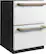 Angle. Café - 5.7 Cu. Ft. Built-In Dual-Drawer Refrigerator - Matte White.