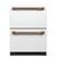 Alt View 22. Café - 5.7 Cu. Ft. Built-In Dual-Drawer Refrigerator - Matte White.