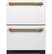 Alt View 24. Café - 5.7 Cu. Ft. Built-In Dual-Drawer Refrigerator - Matte White.