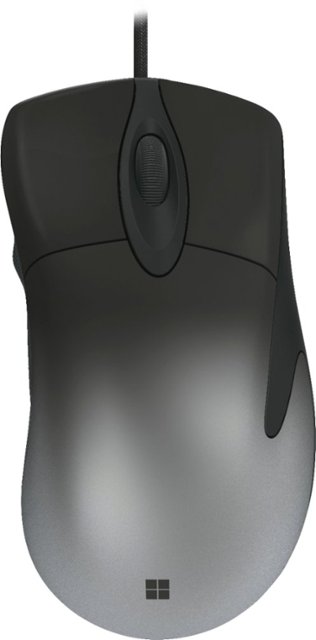 Microsoft - Pro IntelliMouse Wired Optical Gaming Mouse - Dark Shadow