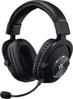 Logitech - G PRO X Wired Gaming Headset for PC - Black - Front_Zoom