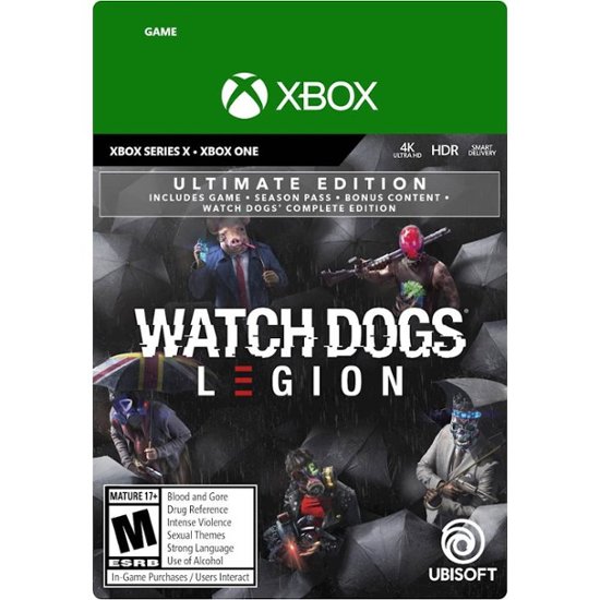 Front Zoom. Watch Dogs: Legion Ultimate Edition - Xbox One, Xbox Series S, Xbox Series X [Digital].