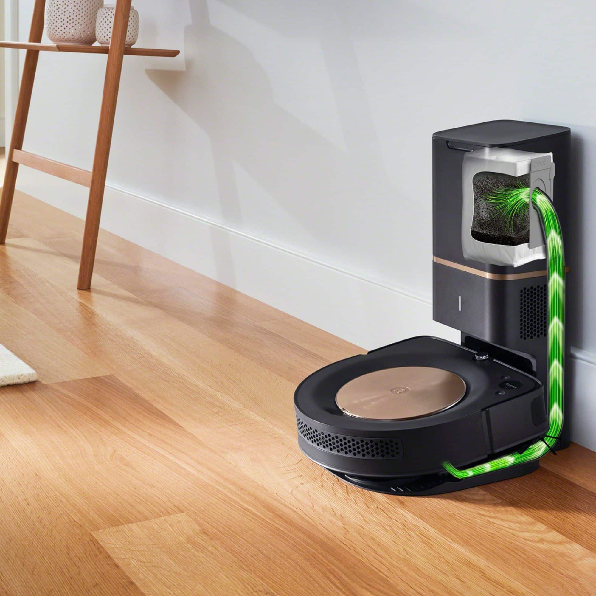 Alt View 12. iRobot - Clean Base Automatic Dirt Disposal, Compatible with Roomba s Series Robot Vacuums Only - Java Black.