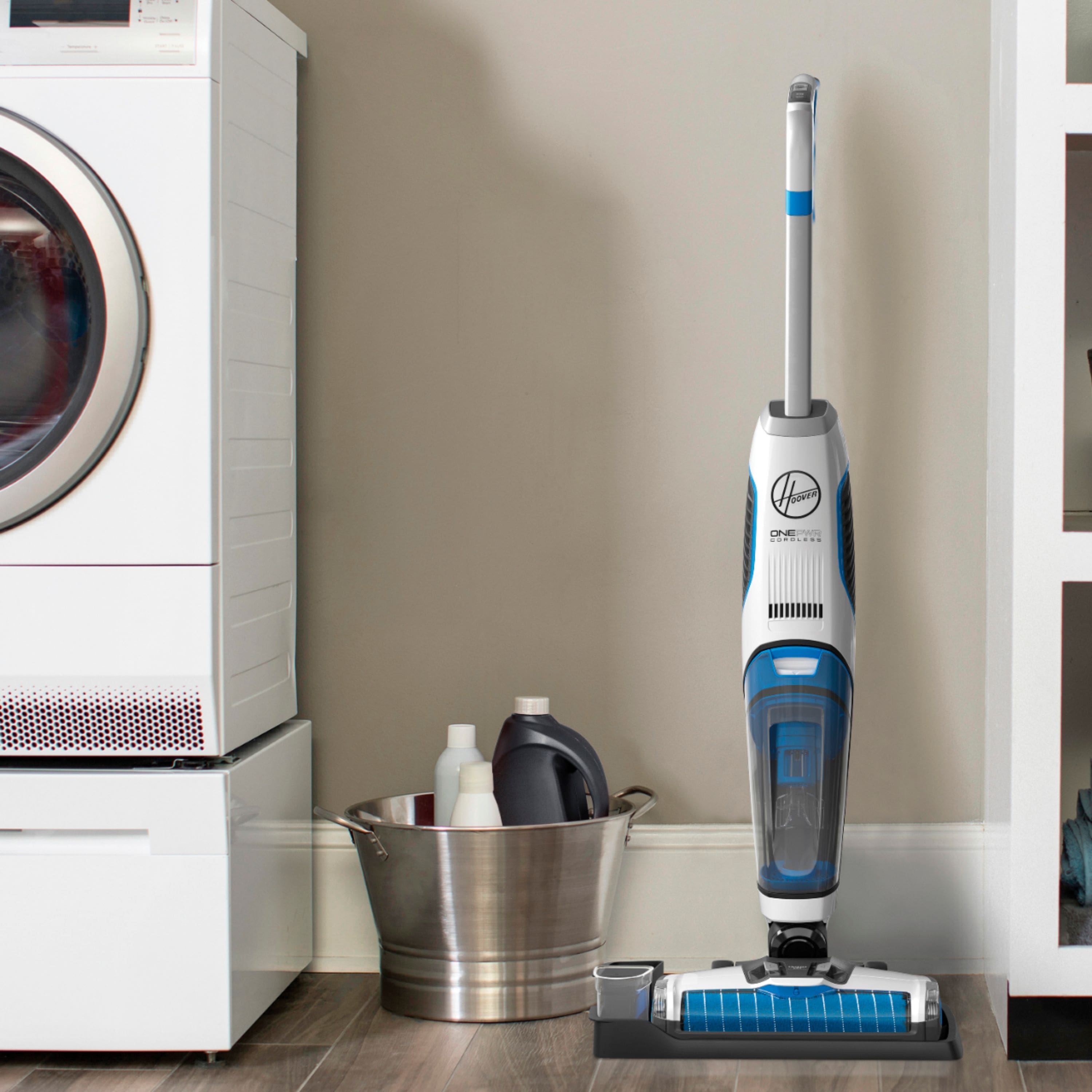 Alt View 17. Hoover - ONEPWR FloorMate Jet Hard Floor Cleaner/Wet Vacuum - White.