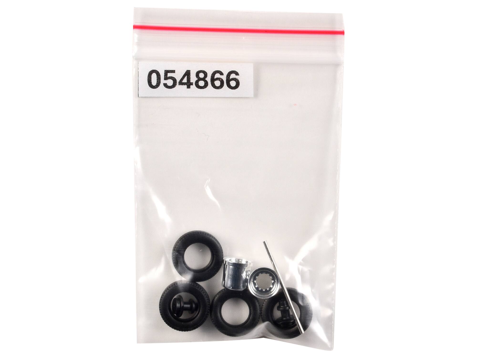 Left. Promotex - Rear Hypoid Wheelset Chrome 1/87 (HO) Plastic Model by Promotex - Chrome.