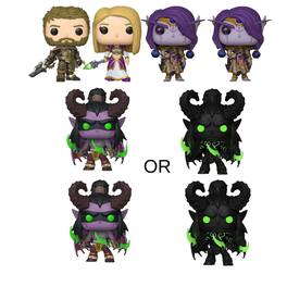 Pack of 6 Assorted World of Warcraft Funko Pop! Vinyl Figure Wave 3 - Black